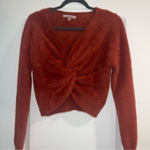 Long sleeve crop top